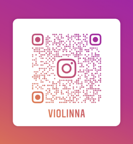 Violinna Instagram QR code