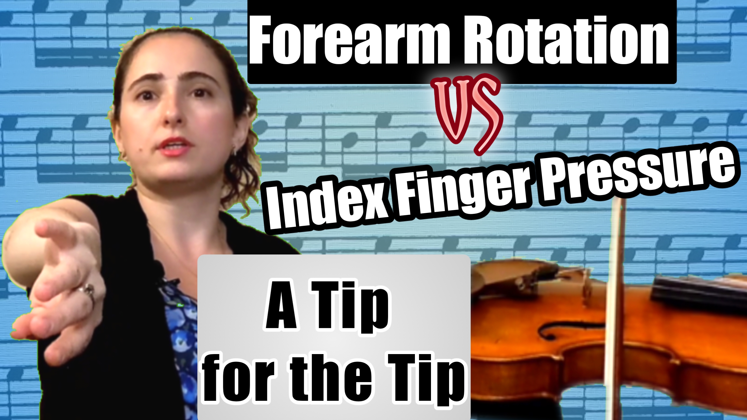 forearm rotation vs index finger pressure