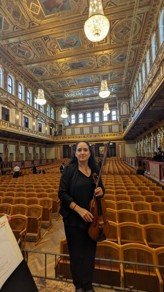 From the stage of Musikverein Wien - Goldener Saal